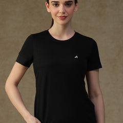 Contrast Tone T-Shirt Black