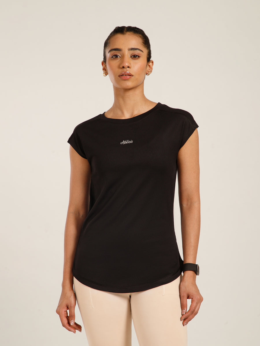 Cap Motion T-Shirt Black