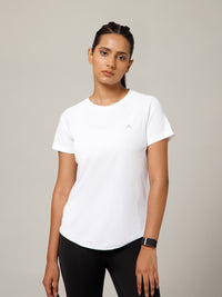 V Panel T-Shirt White
