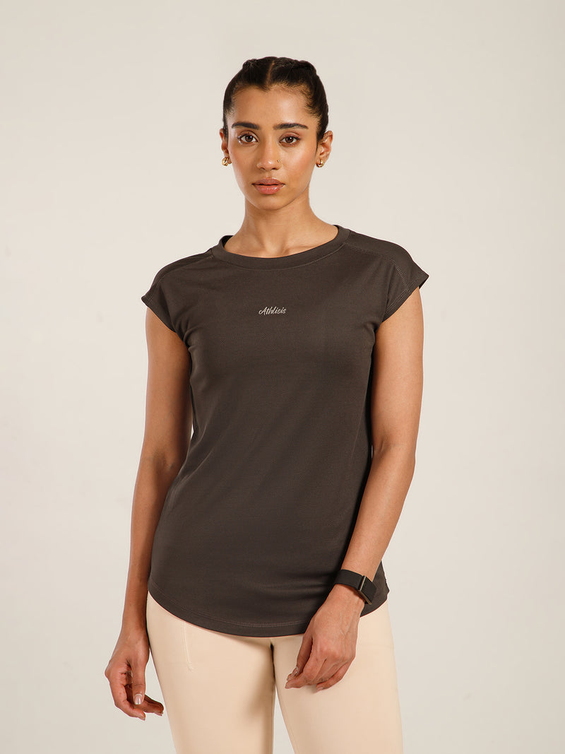 Cap Motion T-Shirt Dark Grey