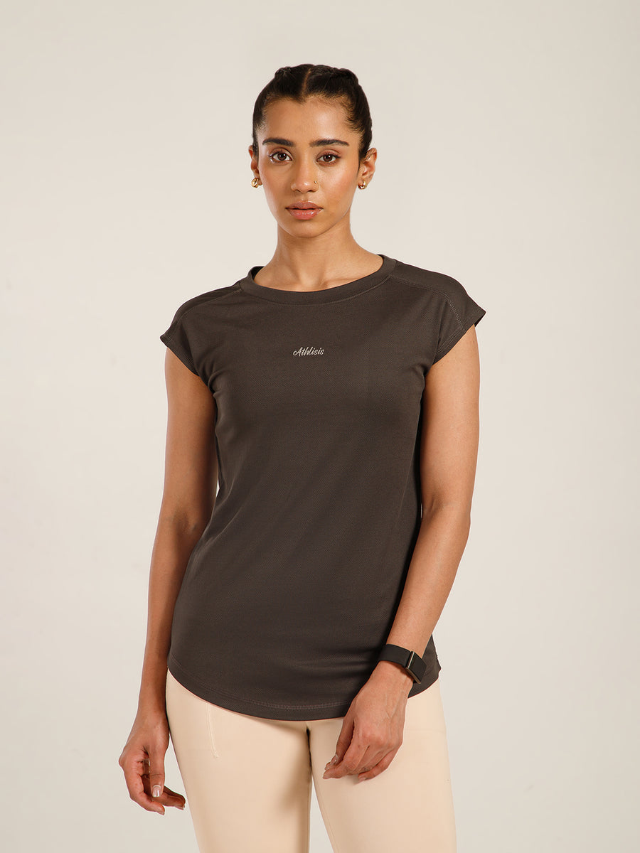 Cap Motion T-Shirt Dark Grey