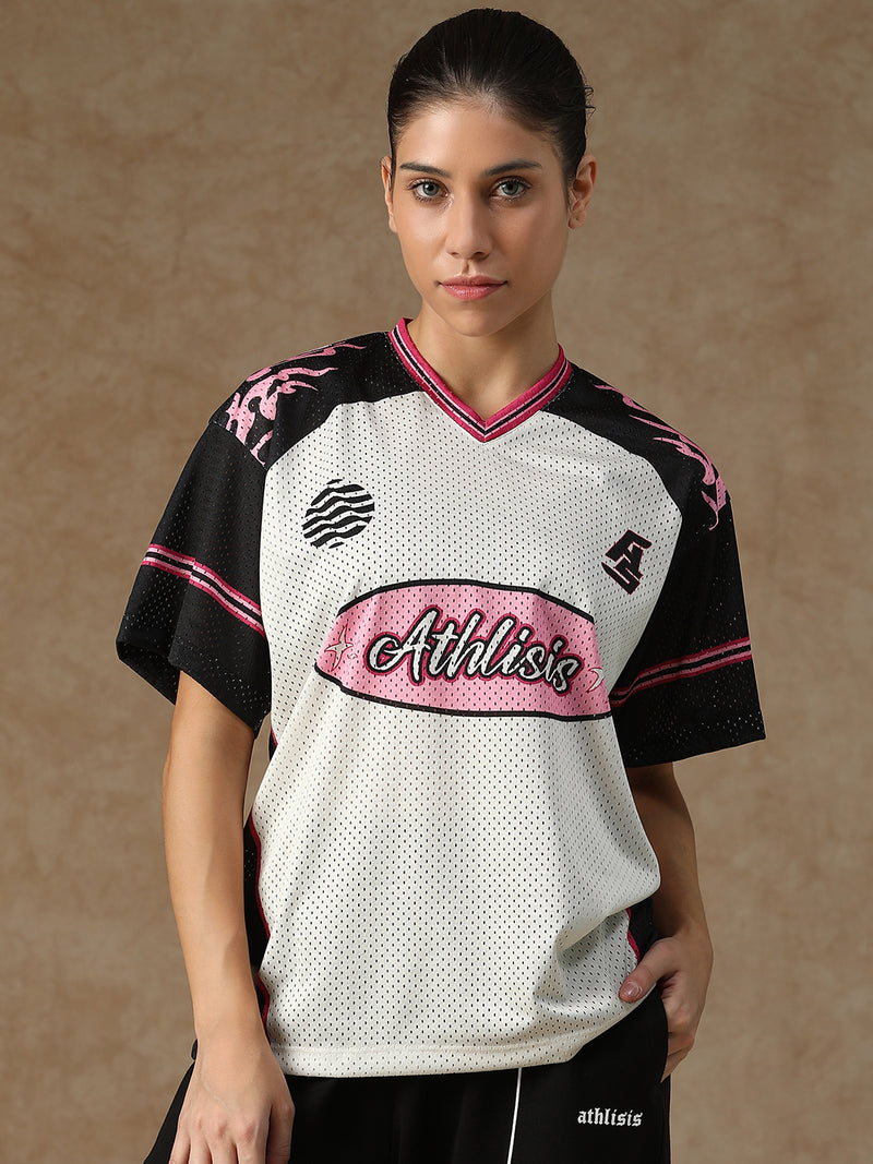 Cloud Nine Jersey Pink & Black