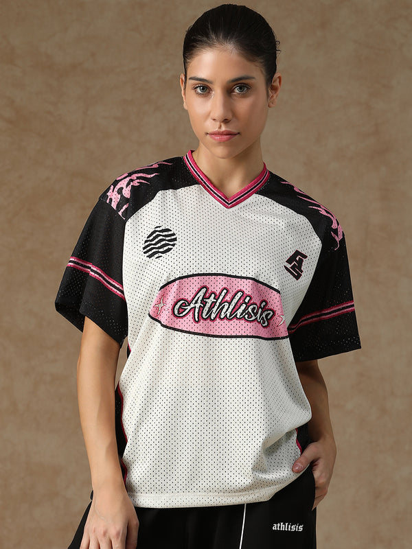 Cloud Nine Jersey Pink & Black