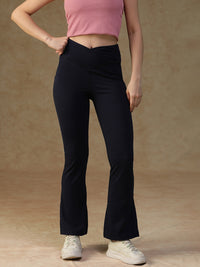 V-Shape Flare Pant Navy