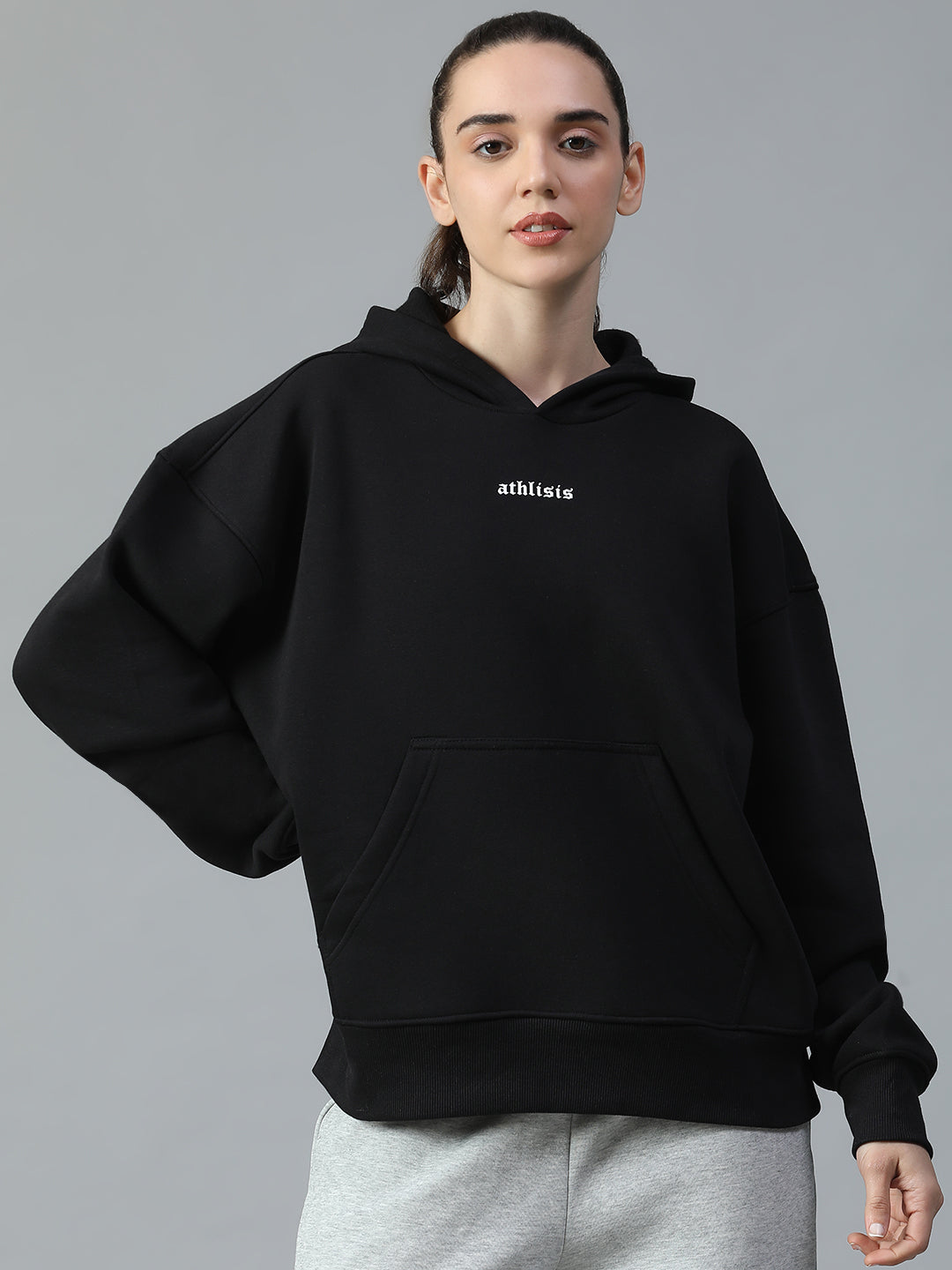 Fleez Oversized Hoodie Black
