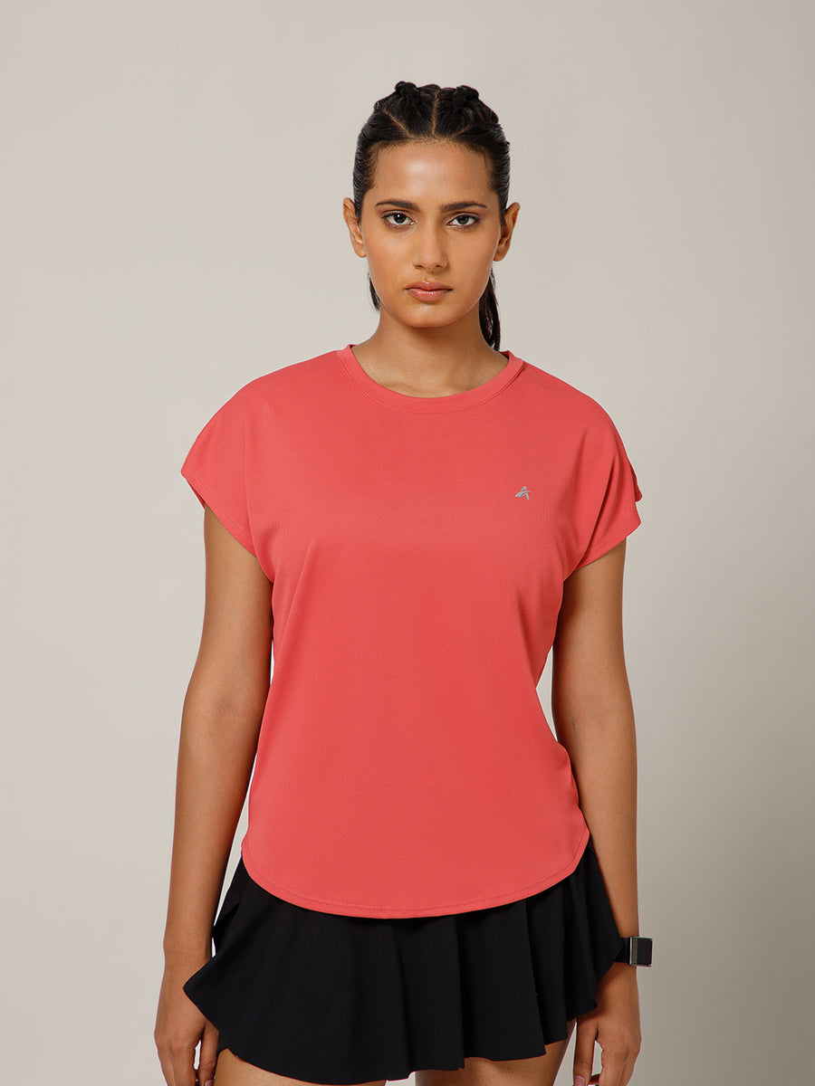 Cap Flow T-Shirt Coral
