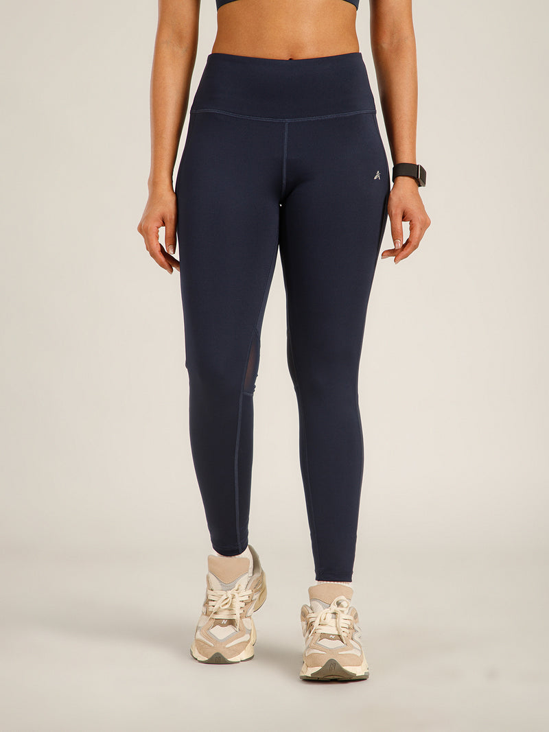 Flex Mesh Legging Navy