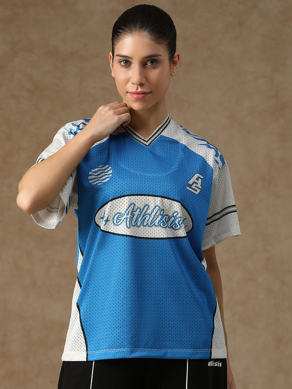 Cloud Nine Jersey Cobalt & White