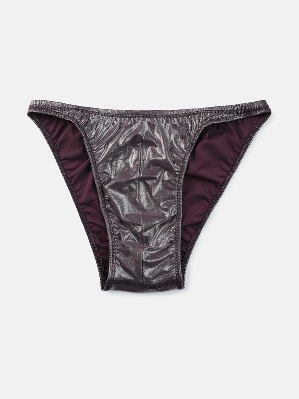 D.Purple Shine Bodybuilding Trunk