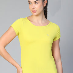 Keyhole T-shirt Apple Green