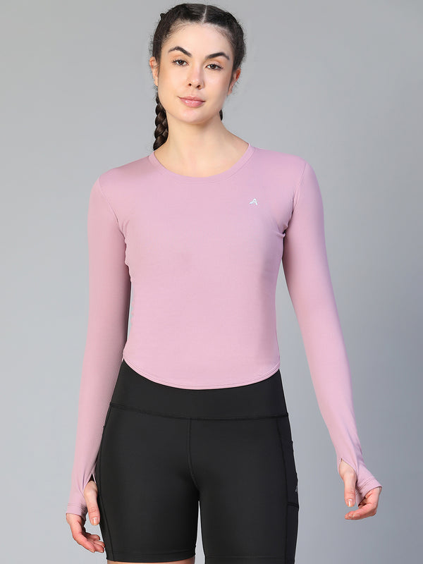 Bodycon Thumbhole T-shirt Lavender