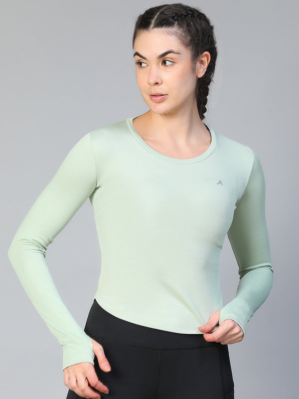 Bodycon Thumbhole T-shirt Olive