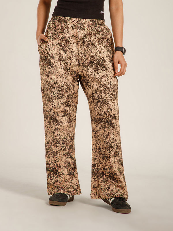 Printed Baggy Storm Wash Sweatpants