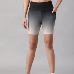 Dual Tone Shorts B&W