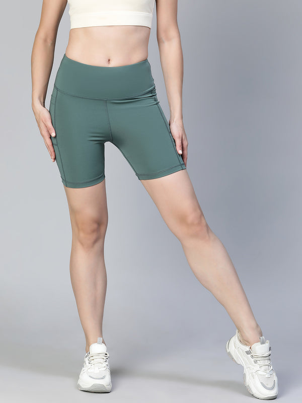 Stealth Active Shorts Forest Green