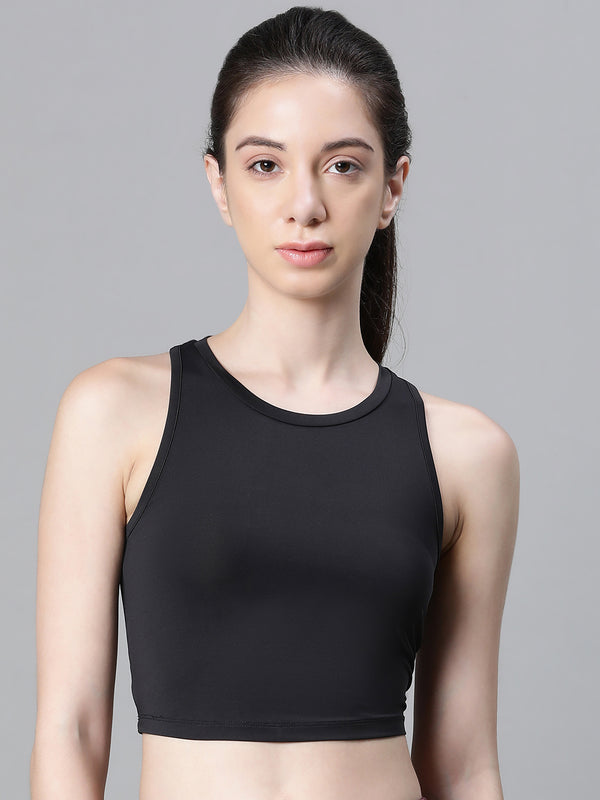 Basic Zen Crop Top Black
