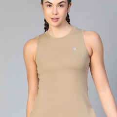 Lunar Shift Tank Top Tan