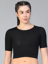 Essential Crop Top Brown