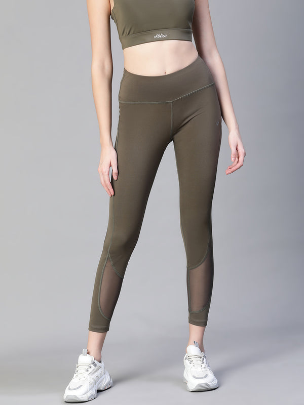 Vapor Mesh Legging Olive