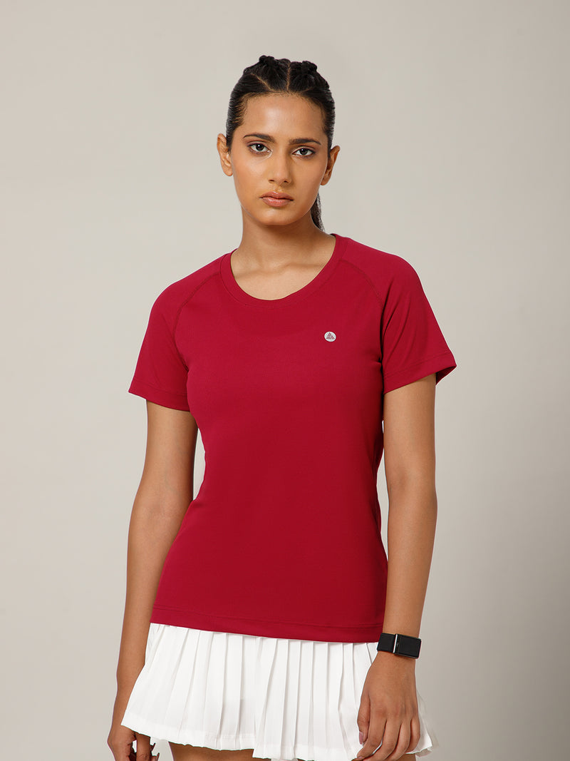 Raglan Sleeve T-Shirt Maroon