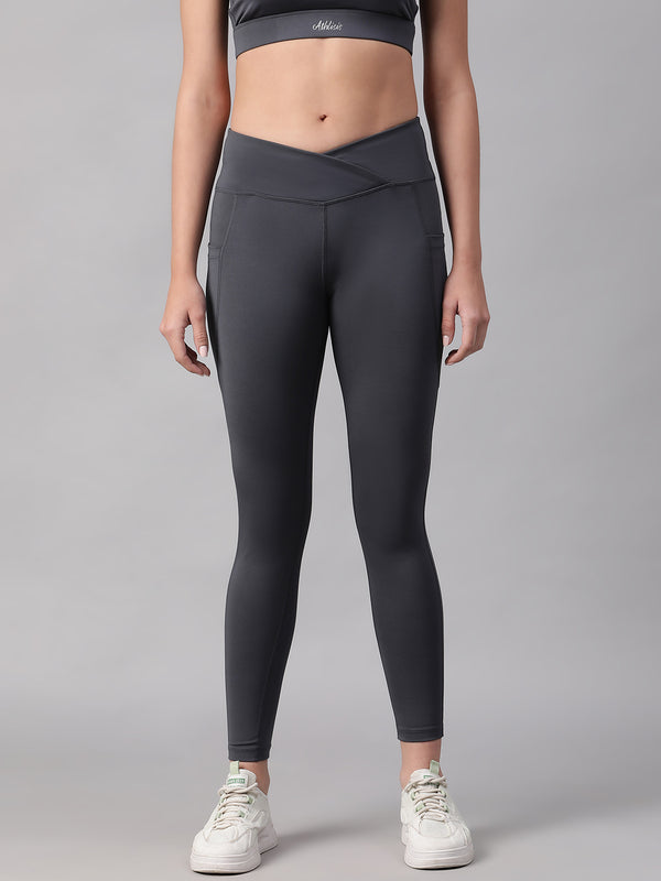 V-Front Legging Gray