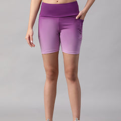 Dual Tone Shorts Purple