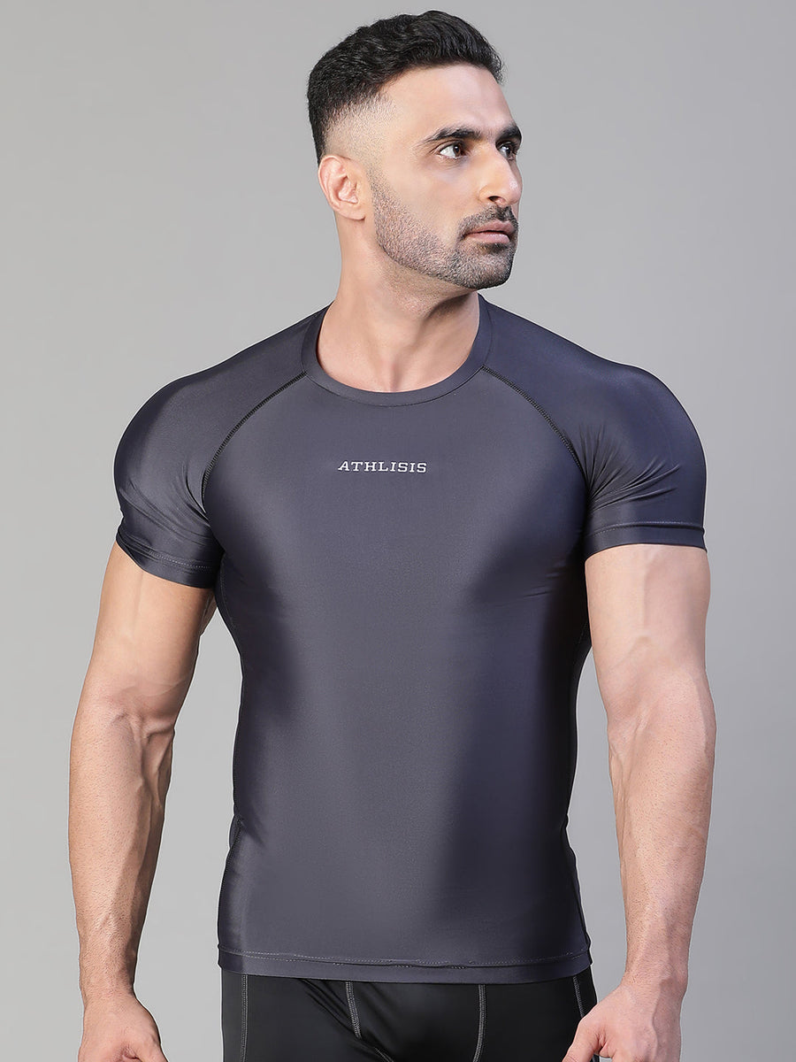Basic Compression T-shirt Gray Athlisis Sports