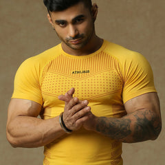 808 Compression T-Shirts Yellow