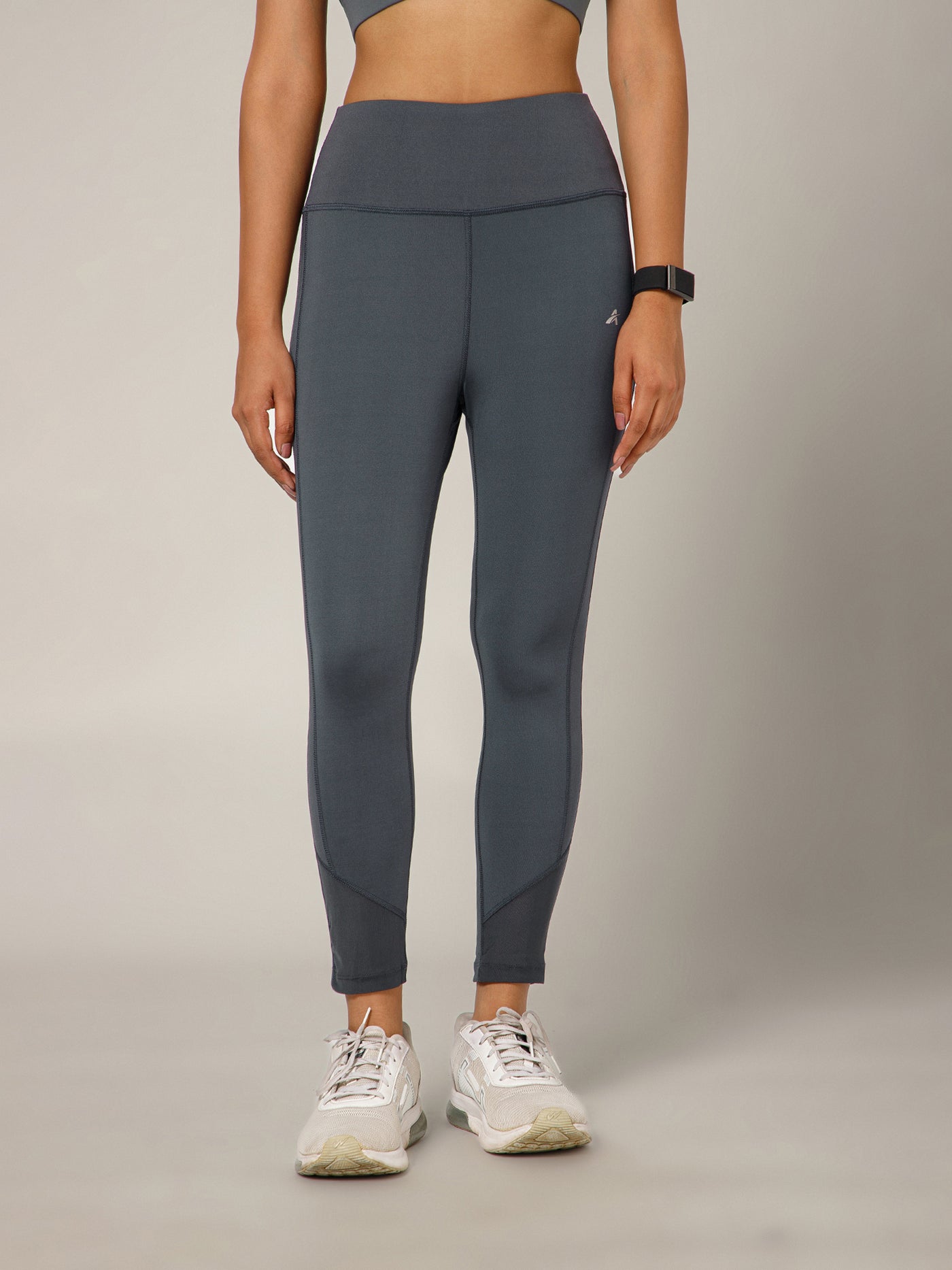 Laser Cut Leggings Gray