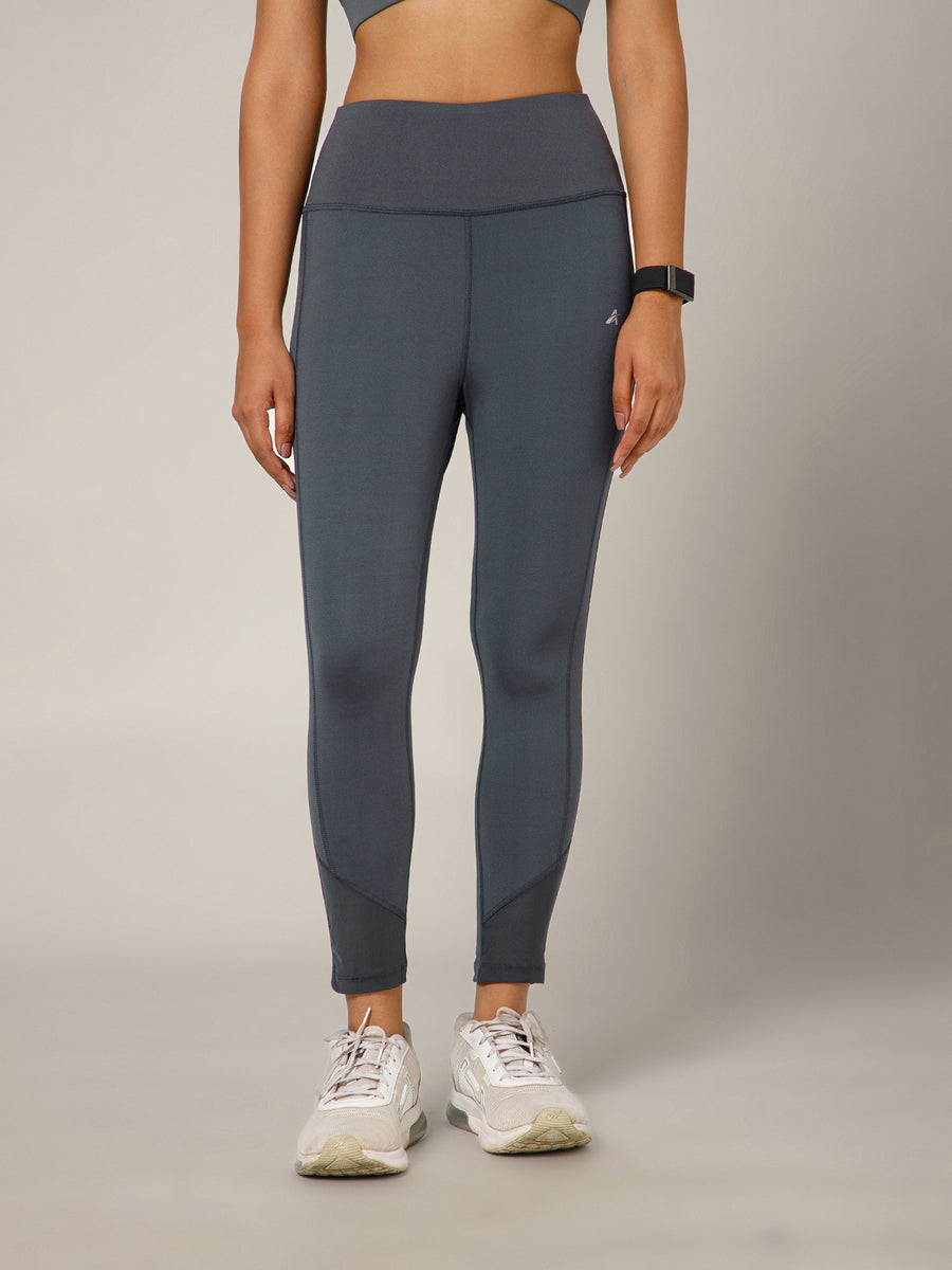 Laser Cut Leggings Gray