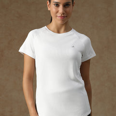 V Panel T-Shirt White