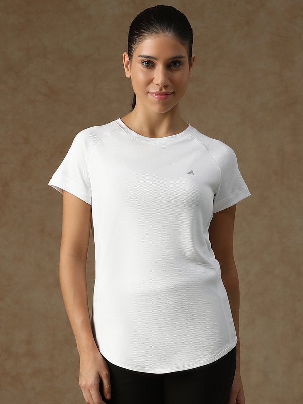 V Panel T-Shirt White