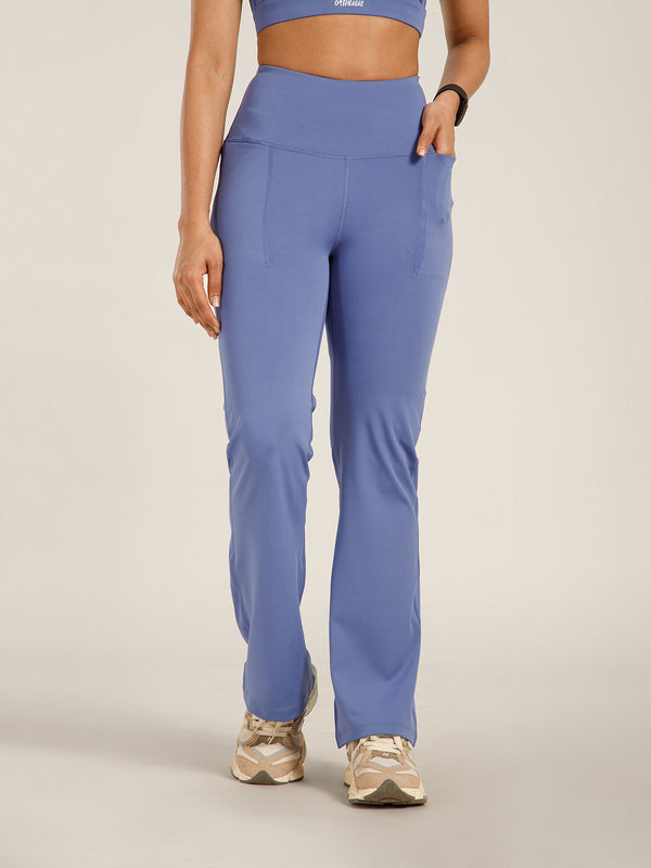 Defined Flare Pant Purple