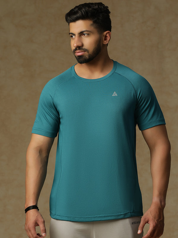 Back Panel T-Shirt Teal