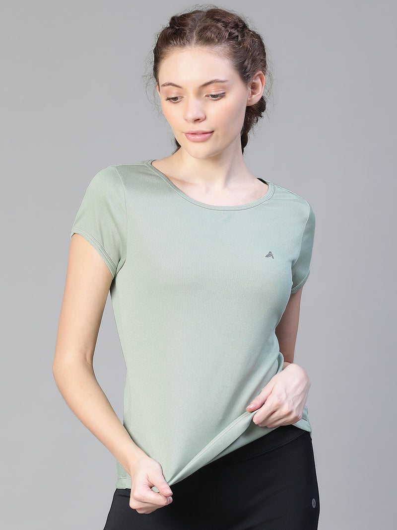 Keyhole T-shirt Olive