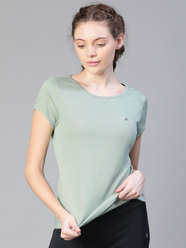 Keyhole T-shirt Olive