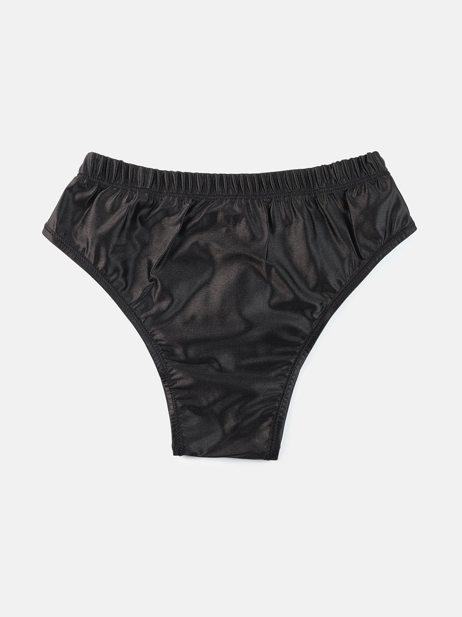 Black Silky Skin Classic Trunk Athlisis Sports