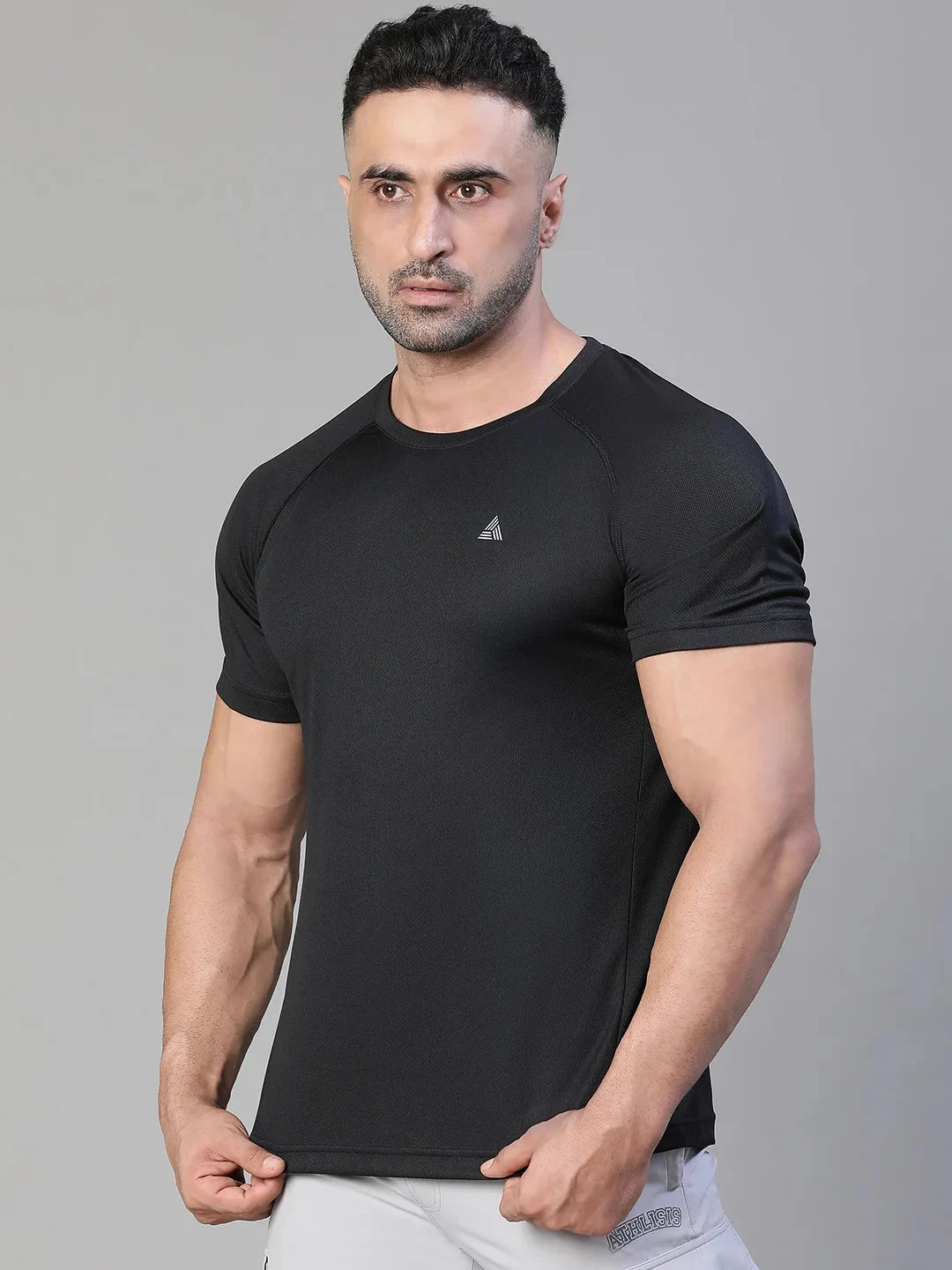 Back Panel T-Shirt Black Athlisis Sports