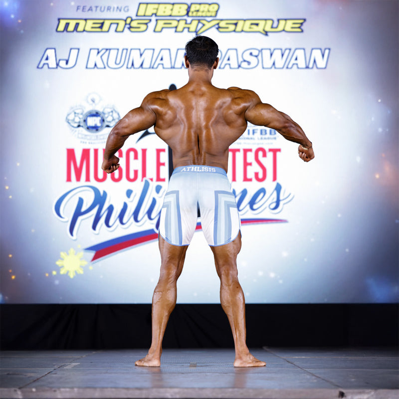 V Stripe Men's Physique Shorts