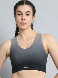 Dual Tone Sports Bra B&W Athlisis Sports