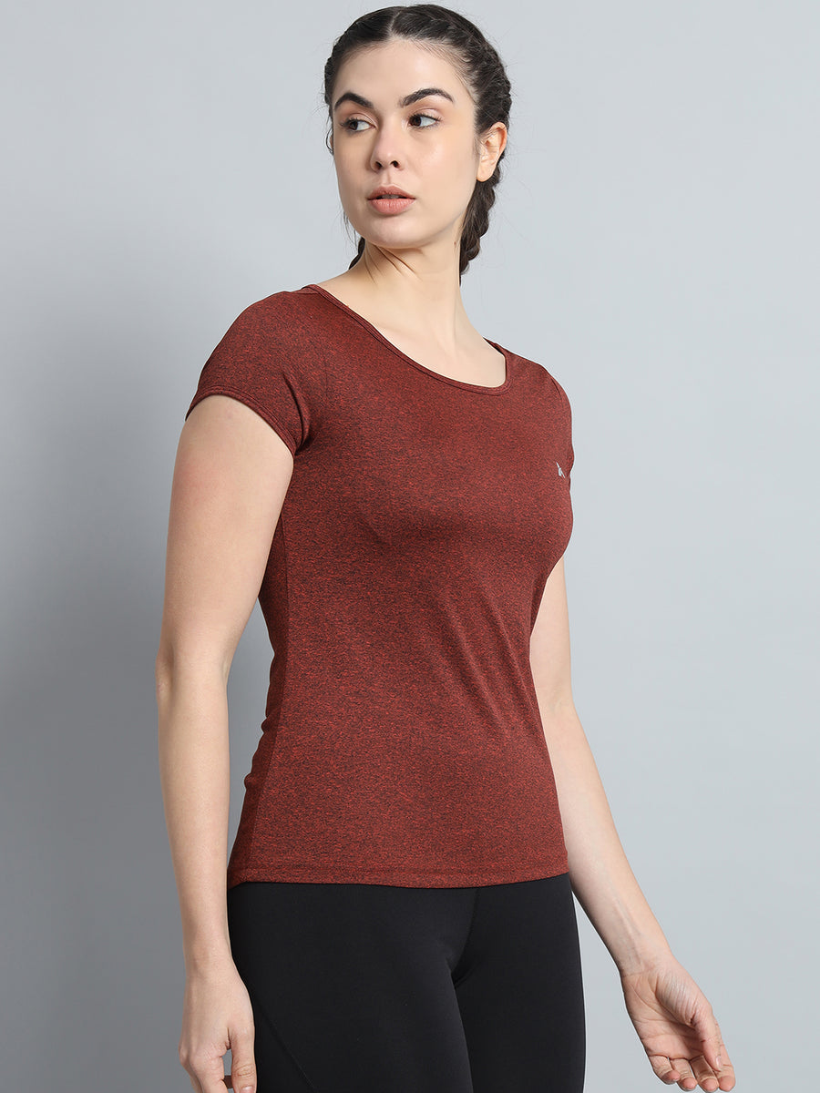 Keyhole T-shirt Red