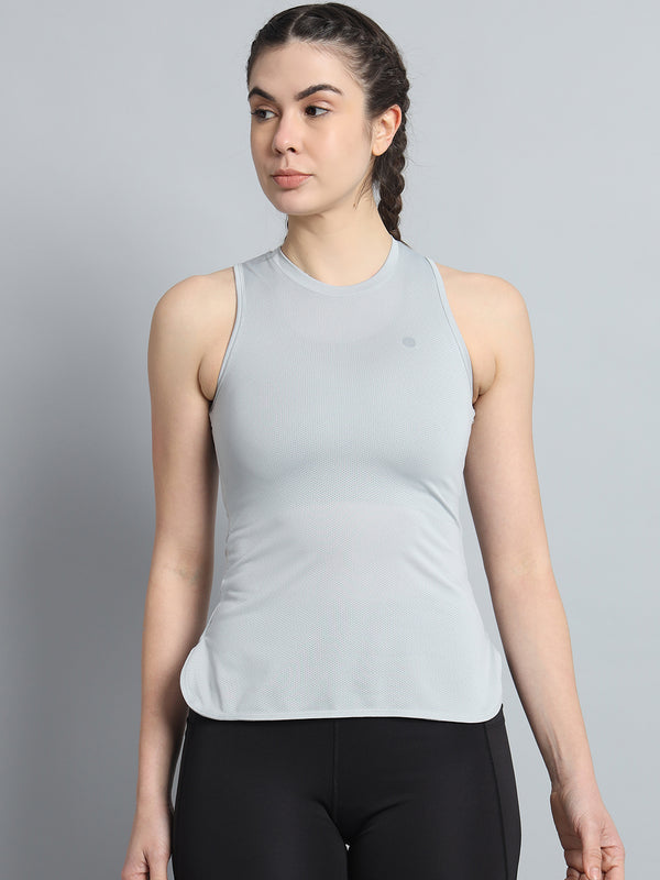 Lunar Shift Tank Top Light Gray