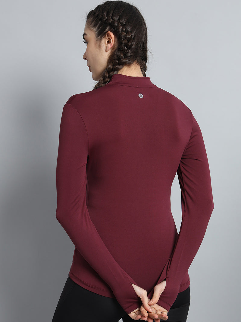 Aero Sculpt Jacket Maroon