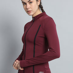 Aero Sculpt Jacket Maroon