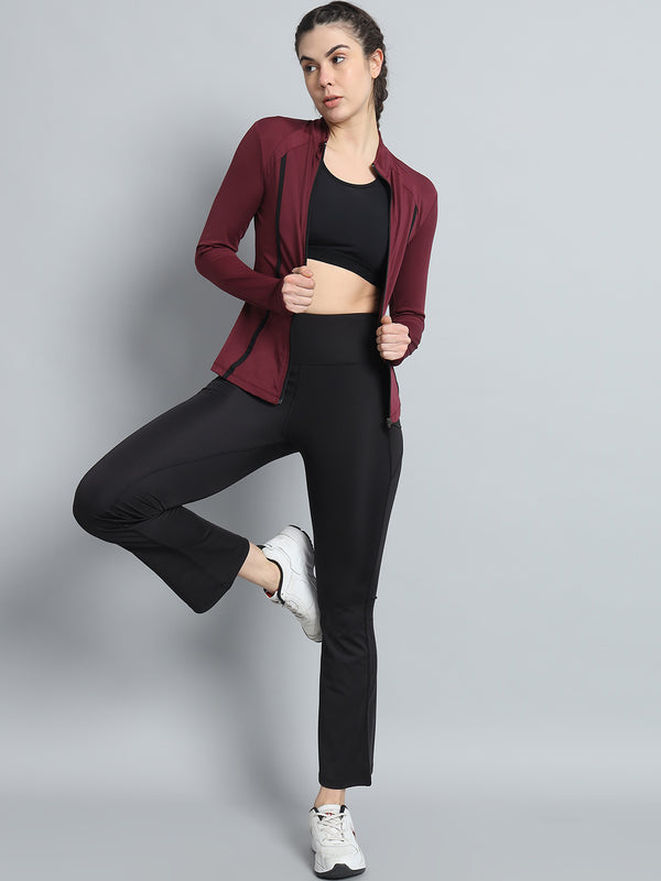 Aero Sculpt Jacket Maroon