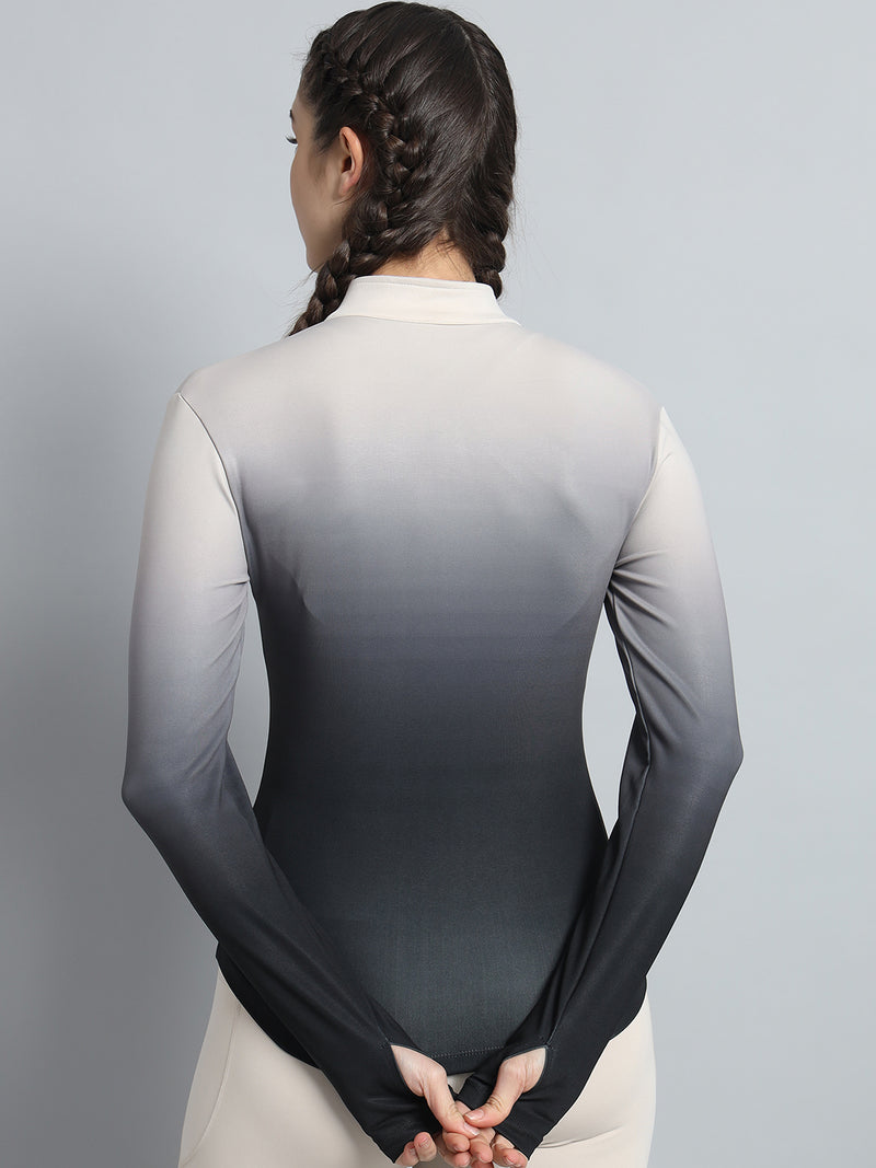 Dual Tone Jacket B&W