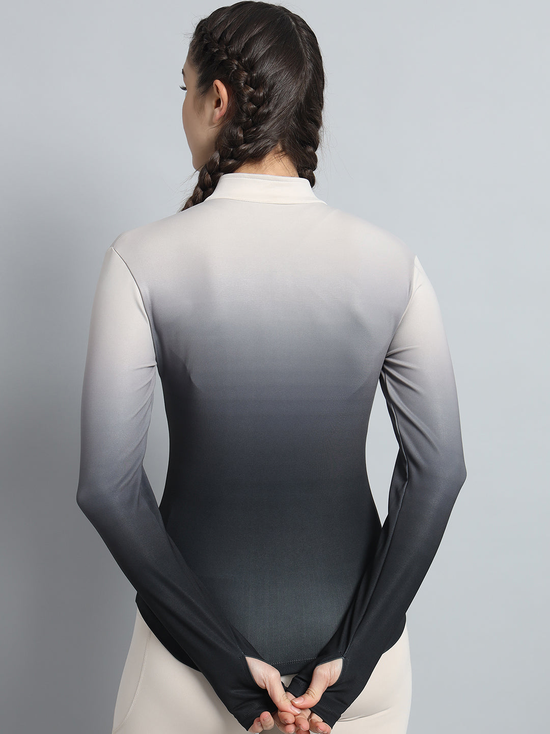 Dual Tone Jacket B&W
