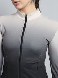 Dual Tone Jacket B&W