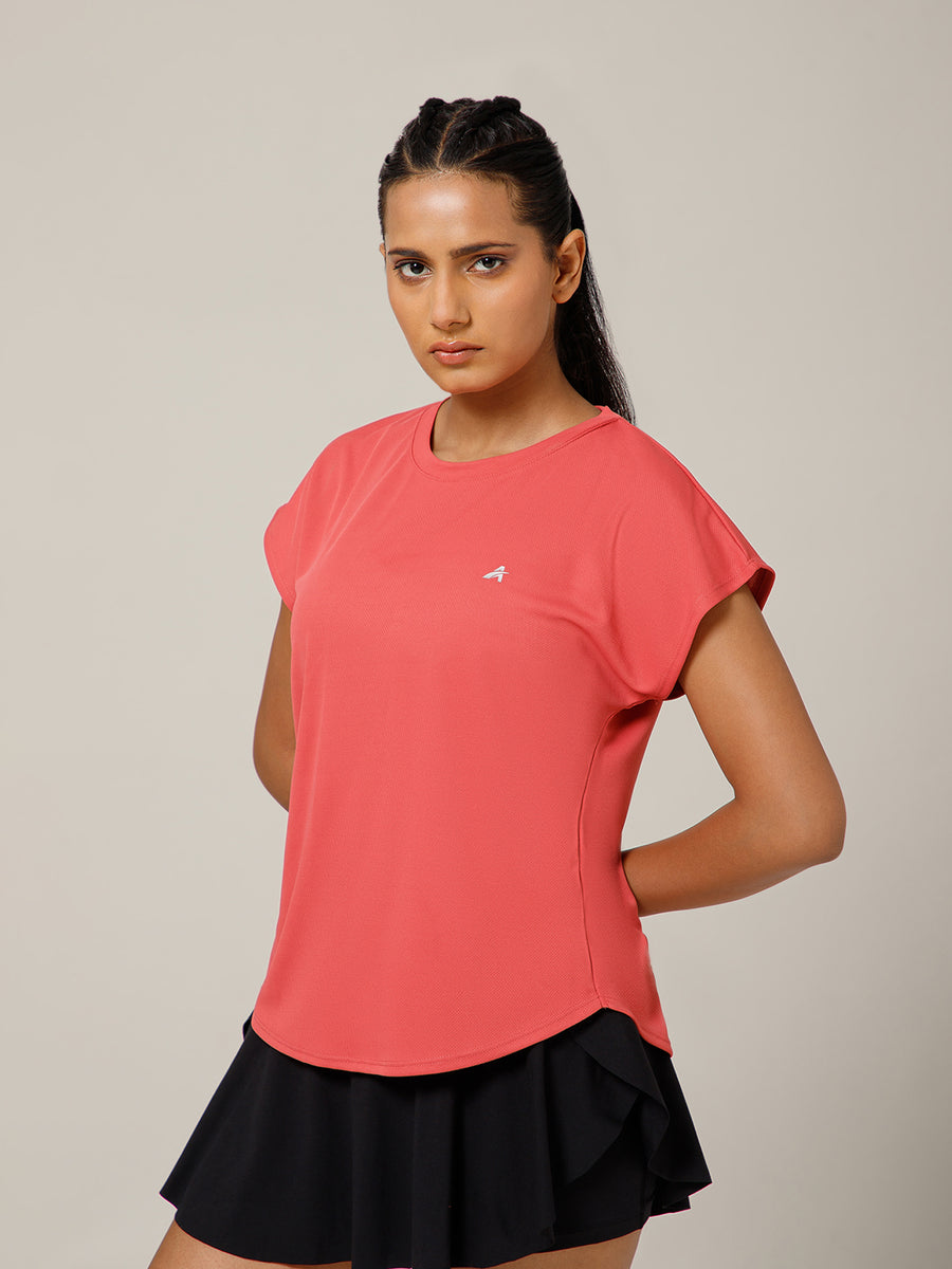Cap Flow T-Shirt Coral