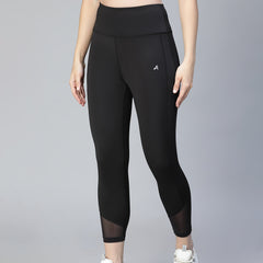 Laser Cut Leggings Black